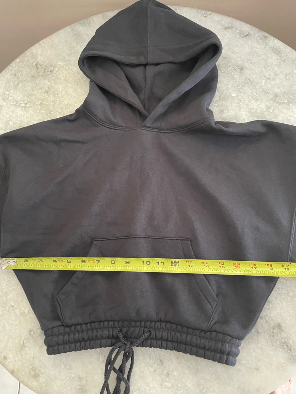 ❌SOLD❌Bo & Tee  "PROGRESS NOT PERFECTION" Cropped Hooded Sweatshirt - Picture 7 of 9